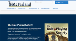 Desktop Screenshot of mcfarlandbooks.com